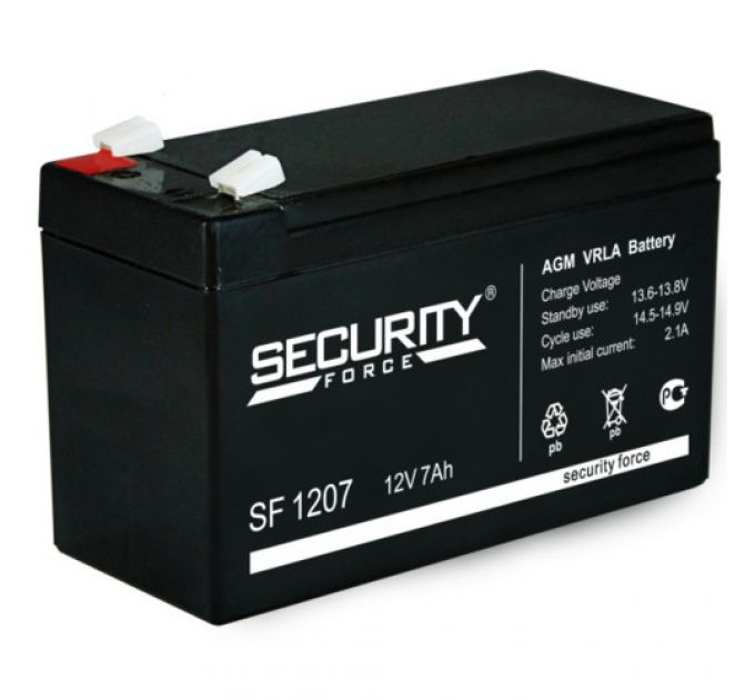 Сменные аккумуляторы АКБ для ИБП Security Force SF 1207 (12 В)