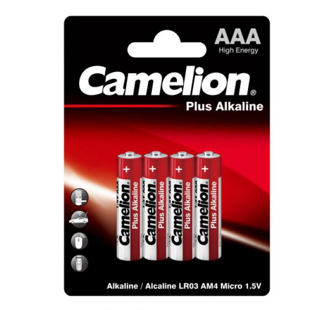Батарейка CAMELION LR03-BP4 Plus Alkaline