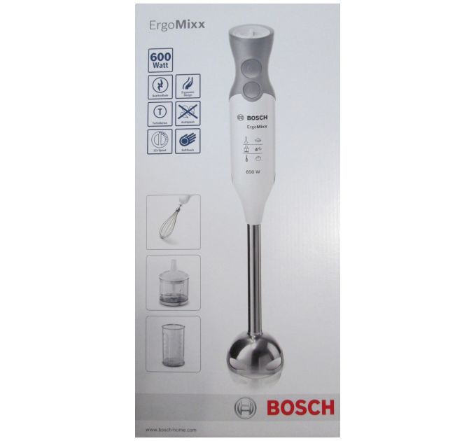 Погружной блендер Bosch MSM 66150 RU ErgoMixx White/Grey