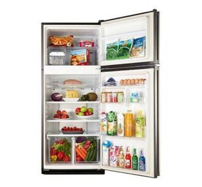 Холодильник с морозильником Sharp SJGV58ABK черный