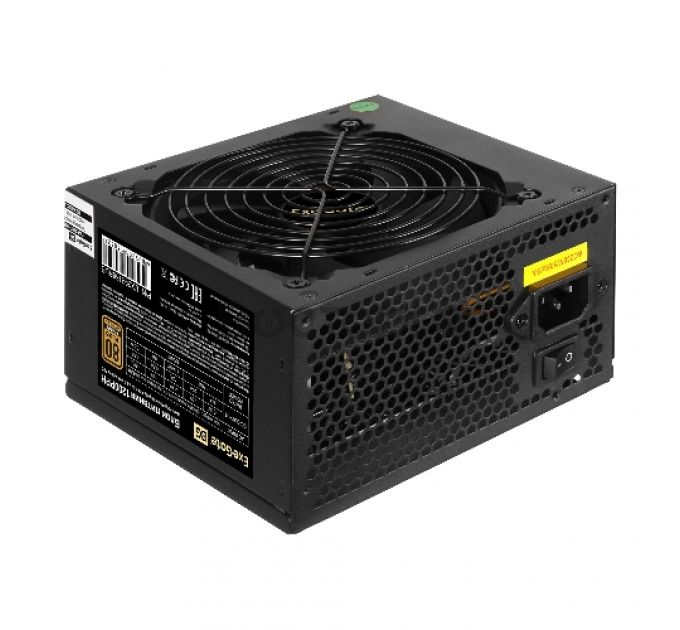 Блок питания 1200W ExeGate 80 PLUS® Bronze 1200PPH (ATX, APFC, SC, КПД 89% (80 PLUS Bronze), 12cm fan, 24pin, 2x(4+4)pin, 6xPCI-E, 8xSATA, 4xIDE, black, кабель 220V с защитой от выдергивания, Color box)