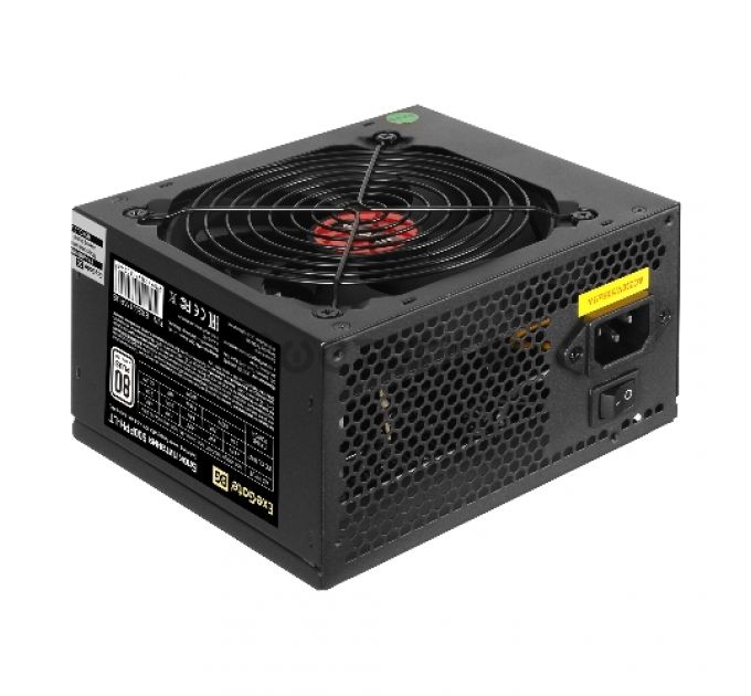 Блок питания 900W ExeGate 80 PLUS® 900PPH-LT (ATX, APFC, SC, КПД 82% (80 PLUS), 12cm fan, 24pin, (4+4)pin, PCIe, 5xSATA, 3xIDE, кабель 220V с защитой от выдергивания, black, Color Box)