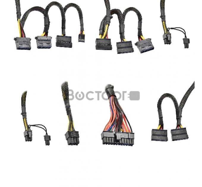 Блок питания 900W ExeGate 80 PLUS® 900PPH-LT (ATX, APFC, SC, КПД 82% (80 PLUS), 12cm fan, 24pin, (4+4)pin, PCIe, 5xSATA, 3xIDE, кабель 220V с защитой от выдергивания, black, Color Box)