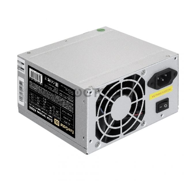 Блок питания 650W ExeGate EX292143RUS AB650 (ATX, 8cm fan, 24pin, 4+4pin, 3xSATA, 2xIDE, FDD)