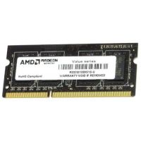 Модуль памяти SODIMM DDR3 2GB AMD R332G1339S1S-U 1333MHz, PC3-10600, CL9, 1.5V, Non-ECC, RTL