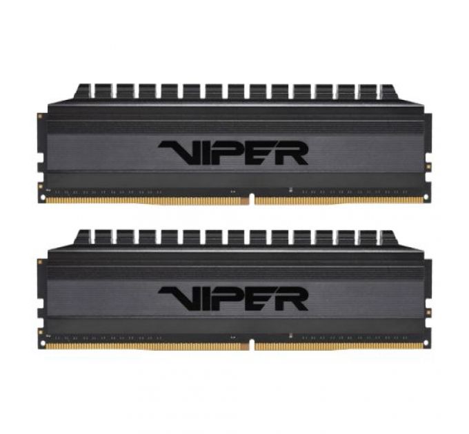 Модуль памяти DDR4 8GB (2*4GB) Patriot PVB48G320C6K Viper 4 Blackout PC4-25600 3200MHz CL16 288-pin XMP радиатор 1.35V RTL