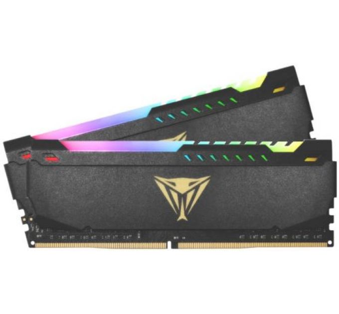 Модуль памяти DDR4 16GB (2*8GB) Patriot PVSR416G360C0K Viper Steel RGB, PC28800 3600MHz CL20