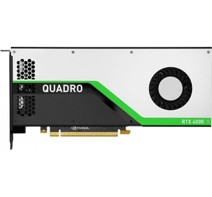 Видеокарта PCI-E PNY Quadro RTX 4000 (VCQRTX4000-SB) 8GB GDDR6 256bit 12nm 1215/13000MHz 3*DP/USB Type-C