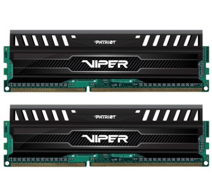 Модуль памяти DDR3 8GB (2*4GB) Patriot PV38G160C9K Viper V3 PC3-12800 1600MHz CL9 1.5V Радиатор BLACK RTL