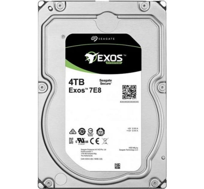 Жесткий диск 4TB SAS 12Gb/s Seagate ST4000NM005A 3.5" Exos 7E8 7200rpm 256MB