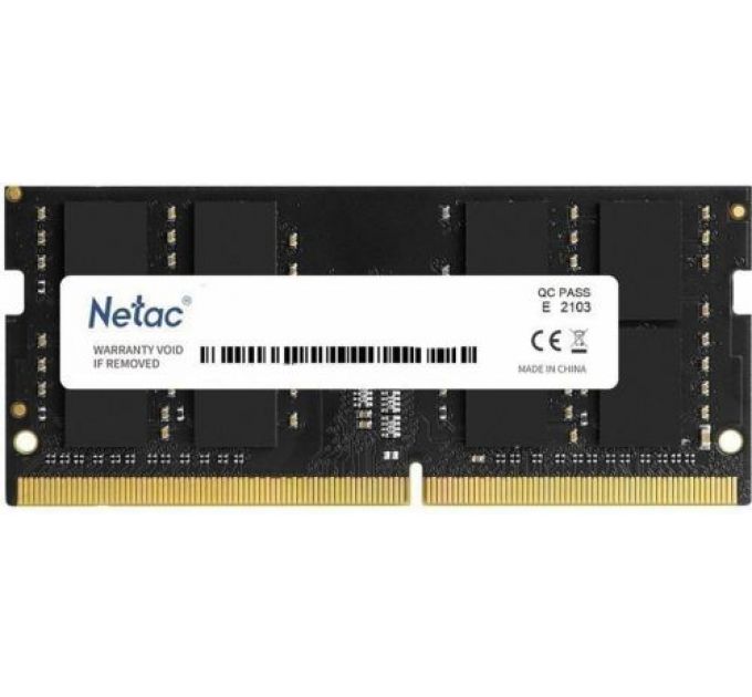 Модуль памяти SODIMM DDR4 16GB Netac NTBSD4N32SP-16 PC4-25600 3200MHz CL22 1.2V