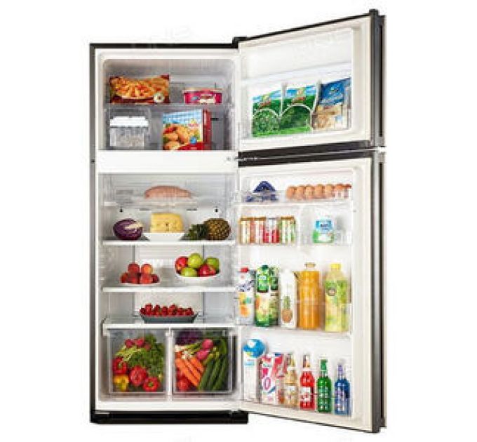 Холодильник с морозильником Sharp SJGV58ARD красный