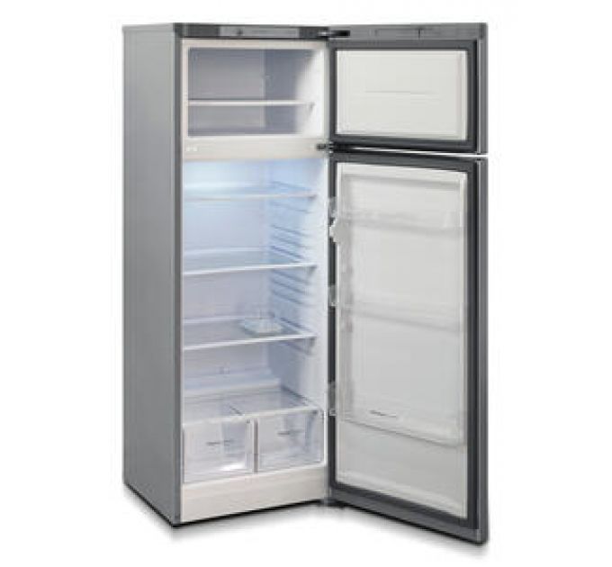 Холодильник с морозильником Бирюса M6035 серебристый