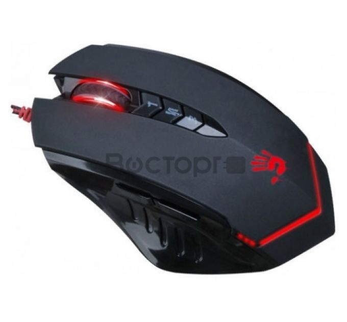 Мышь Mouse A4 Bloody V8 black optical (3200dpi) USB Gaming (7but)