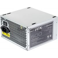 Блок питания ATX Foxline FL500S 500Вт, NOPFC, 120FAN, 3xSATA, 2xPATA, 1xFDD, 1xPCI-E, 24+4