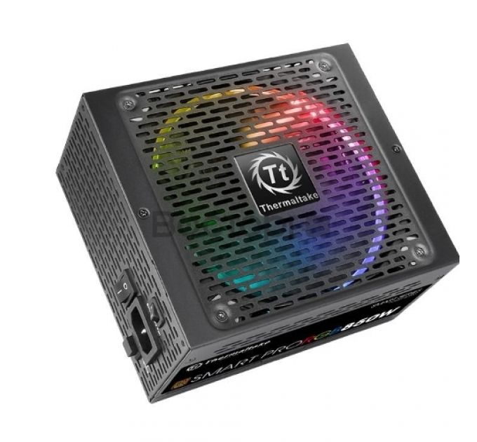 Блок питания ATX Thermaltake Smart Pro RGB 850W PS-SPR-0850FPCBEU-R Полностью модульный, 80Plus Bronze, RTL