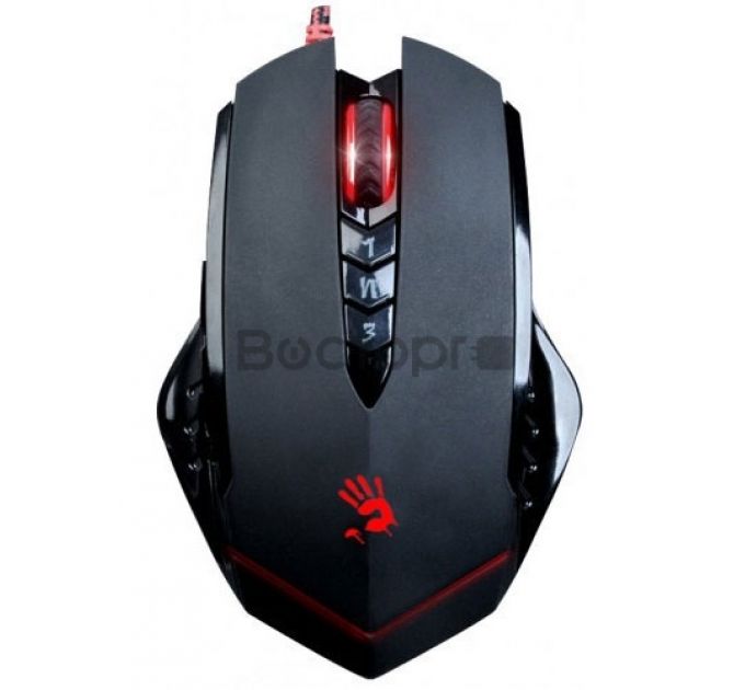 Мышь Mouse A4 Bloody V8 black optical (3200dpi) USB Gaming (7but)