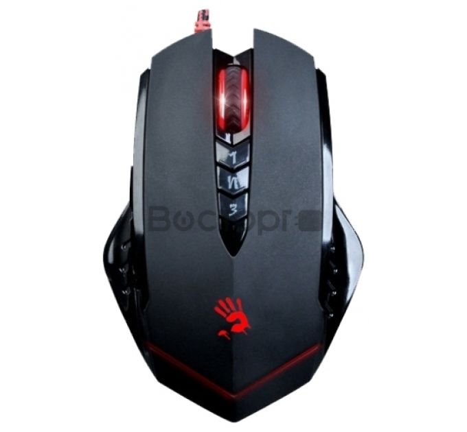 Мышь Mouse A4 Bloody V8 black optical (3200dpi) USB Gaming (7but)