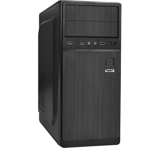 Корпус компьютерный ExeGate XP-402U2-450W-12 Black (EX287143RUS)