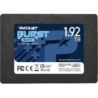 Накопитель SSD 2.5'' Patriot Memory PBE192TS25SSDR Burst Elite 1.92TB SATA 6Gb/s 450/320MB/s IOPS 40K/40K MTBF 2M