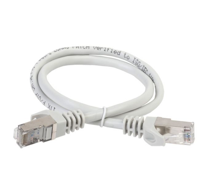 Патч-корд ITK PC01-C5EF-1M5 FTP вилка RJ-45-вилка RJ-45 кат.5е 1.5м серый ПВХ (уп.:1шт)