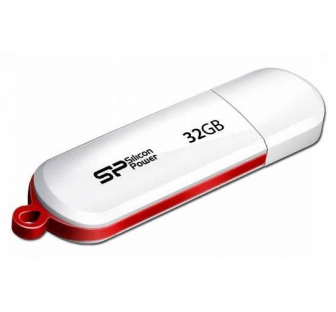 Флеш Диск Silicon Power 32Gb LuxMini 320 SP032GBUF2320V1W USB2.0 белый