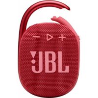 Колонка порт. JBL Clip 4 красный 5W 1.0 BT 15м (JBLCLIP4RED)