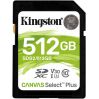 Флеш карта SDXC 512Gb Class10 Kingston SDS2/512GB Canvas Select Plus w/o adapter