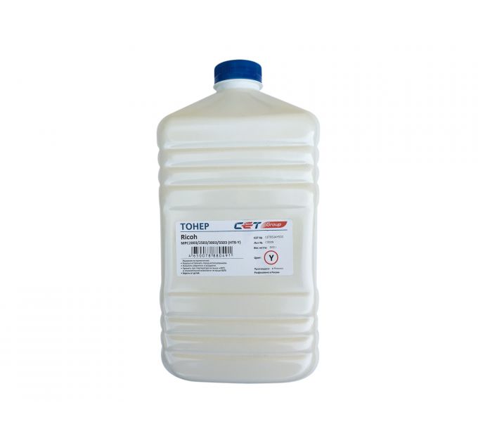 Тонер Cet HT8-Y CET8524Y500 желтый бутылка 500гр. для принтера RICOH MPC2003/2503/3003/5503