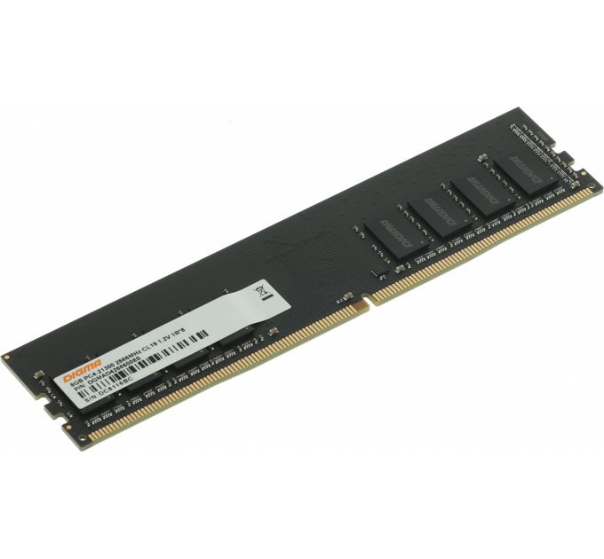 Память DDR4 8Gb 2666MHz Digma DGMAD42666008S RTL PC4-21300 CL19 DIMM 288-pin 1.2В single rank