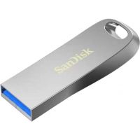 Флеш Диск Sandisk 128Gb Ultra Luxe SDCZ74-128G-G46 USB3.0 серебристый