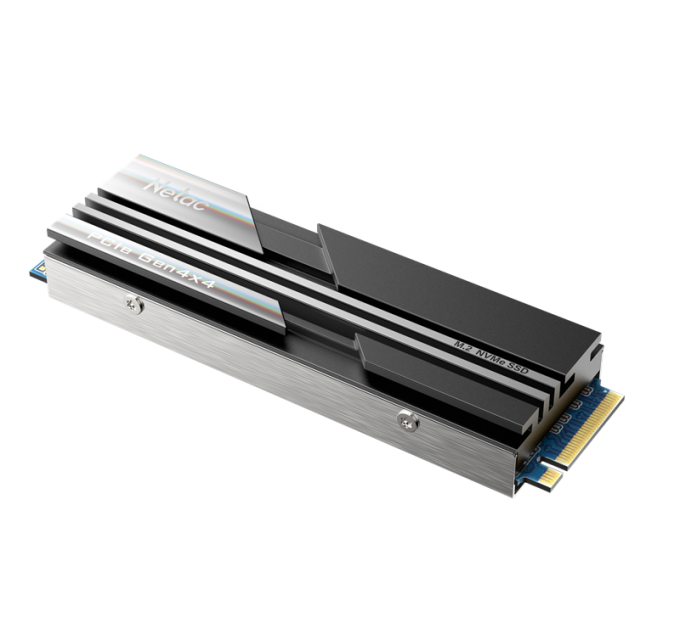 Ssd накопитель Netac SSD NV5000 PCIe 4 x4 M.2 2280 NVMe 3D NAND 500GB, R/W up to 5000/2500MB/s, with heat sink, 5y wty (NT01NV5000-500-E4X)