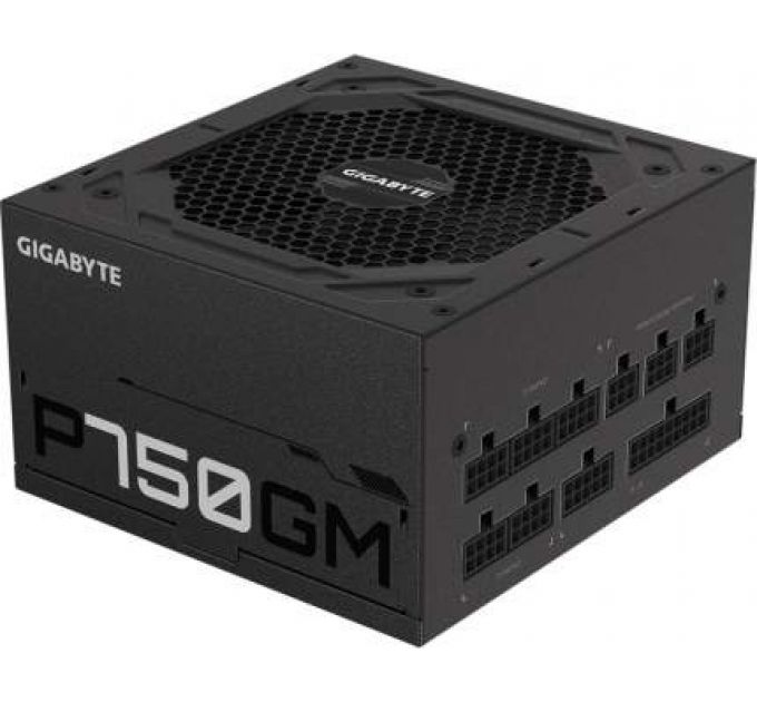 Блок питания Gigabyte ATX 750W GP-UD750GM 80+ gold 24+2x(4+4) pin APFC 120mm fan 8xSATA Cab Manag RTL