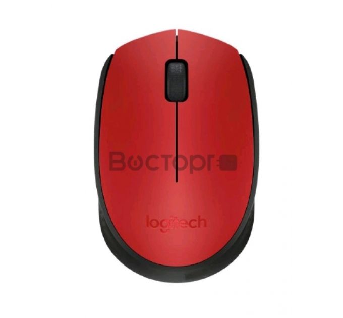 Мышь 910-004641 Logitech Wireless Mouse M171, Red