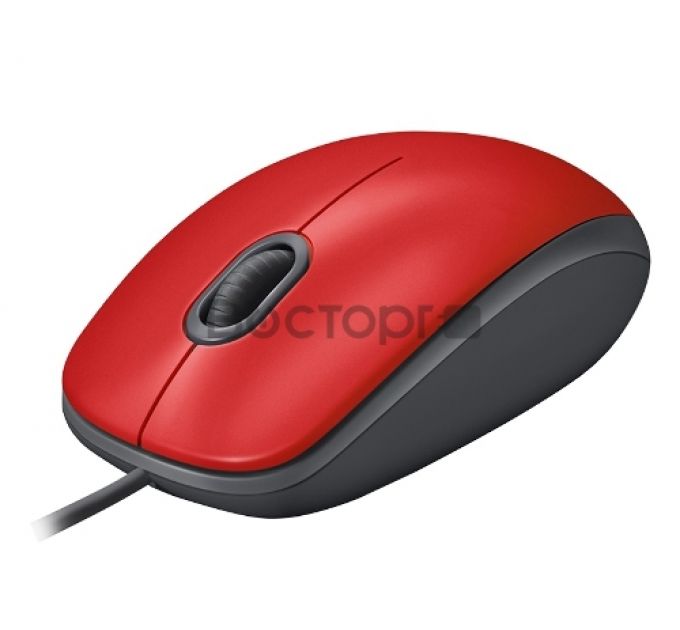 Мышь Logitech Mouse M110 Silent USB Red Ret