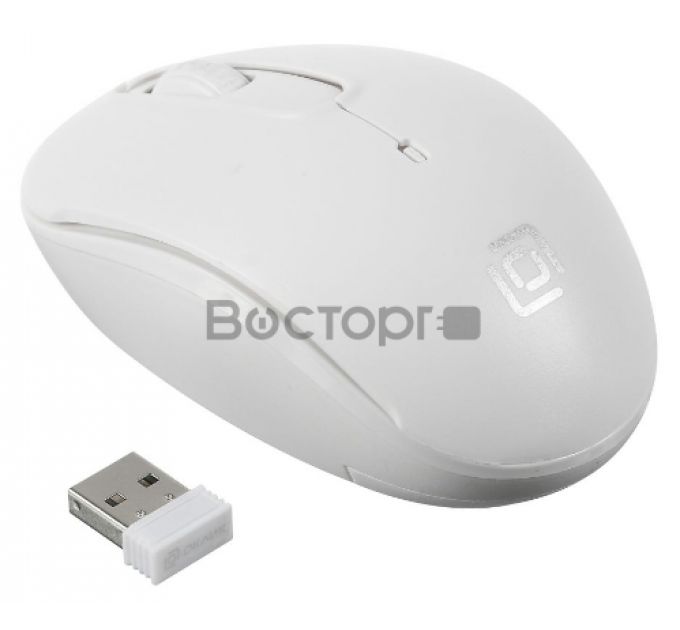 Мышь Oklick 505MW белый оптическая (1000dpi) беспроводная USB (2but)