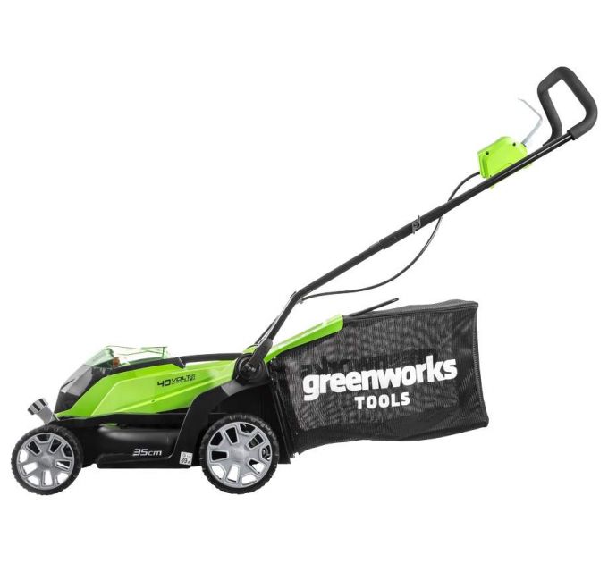 Аккумуляторная газонокосилка Greenworks G40LM35 2501907 без АКБ и ЗУ