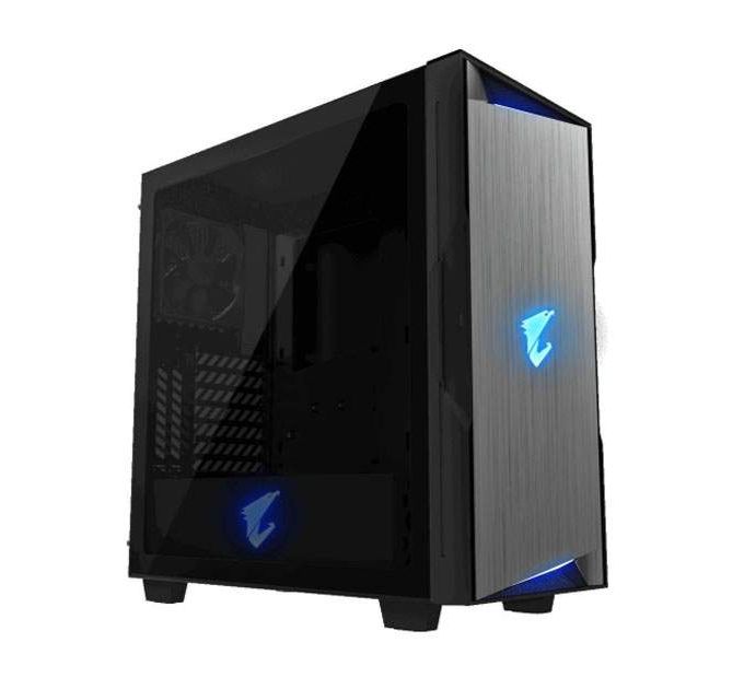 Корпус ATX GIGABYTE AORUS C300 Glass black, без БП, с окном, 2xUSB 3.0, USB Type-C, Audio