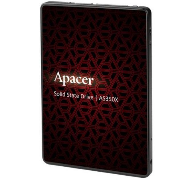 Накопитель SSD 2.5'' Apacer AP512GAS350XR-1 Panther AS350X 512GB SATA 6Gb/s 3D TLC 560/540MB/s MTBF 1.5M