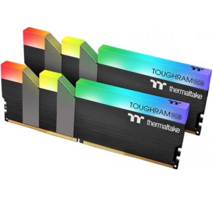 Модуль памяти DDR4 64GB (2*32GB) Thermaltake R009R432GX2-3600C18A TOUGHRAM RGB PC4-28800 3600MHz CL18 радиатор 1.35V RTL