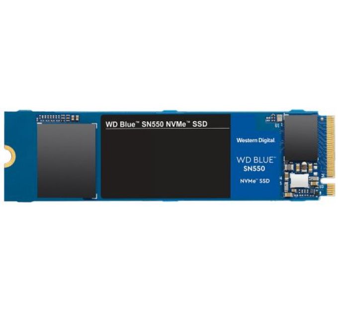 Накопитель SSD Western Digital WDS250G2B0C Blue SN550 256GB PCI-E 3.0 x4 NVMe TLC 2400/950MB/s IOPS 170K/135K MTTF 1.7M