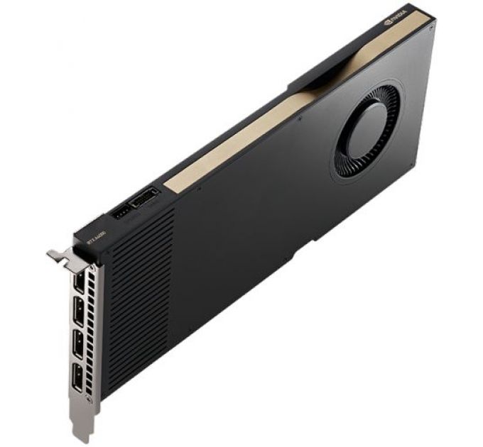 Видеокарта PCI-E PNY RTX A4000 (VCNRTXA4000-BLK) 16GB GDDR6 256bit 8nm 735/16000MHz 4*DP