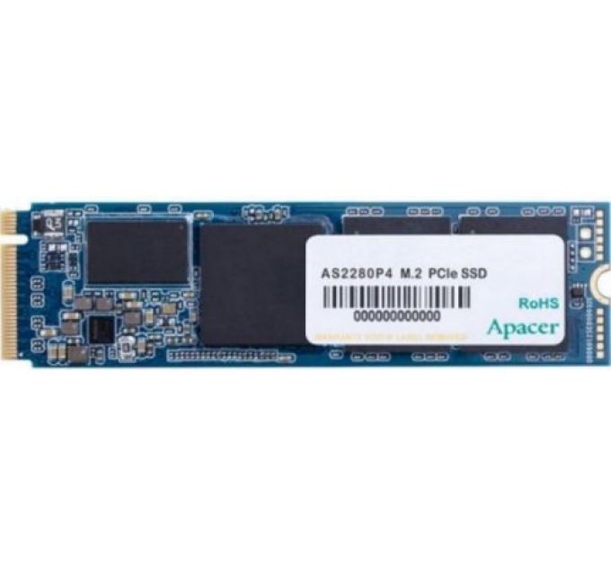 Накопитель SSD M.2 2280 Apacer AP1TBAS2280P4-1 AS2280P4 1TB PCIe Gen3x4 with NVMe 3D TLC 3000/2000MB/s IOPS 215K/390K MTBF 1.5M RTL