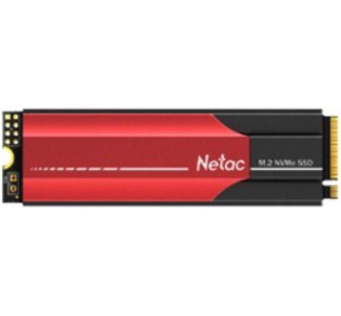 Накопитель SSD M.2 2280 Netac NT01N950E-500G-E4X N950E Pro 500GB PCIe Gen3*4 NVMe 3D TLC 3500/3000MB/s heatsink