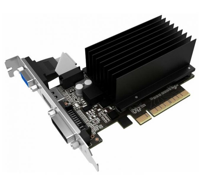 Видеокарта PCI-E Palit GeForce GT 710 (NEAT7100HD46-2080H) 2GB GDDR3 64bit 28nm 954/1600MHz DVI-D(HDCP)/HDMI/VGA RTL