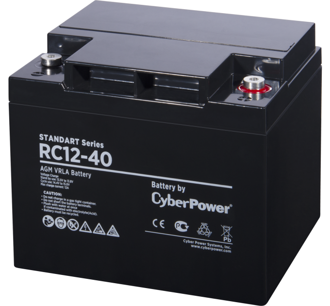 Аккумуляторная батарея SS CyberPower RC 12-40 / 12 В 40 Ач CyberPower Standart Series RC 12-40