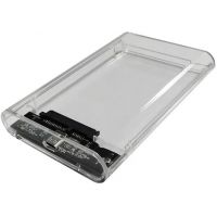 Внешний корпус для HDD/SSD AgeStar 3UB2P6C SATA пластик Прозрачный 2.5;