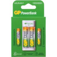 Аккумулятор + зарядное устройство GP PowerBank E211130 AA NiMH 1300mAh (4шт)