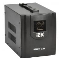 Стабилизатор напряжения IEK Home 1кВА однофазный черный (IVS20-1-01000)