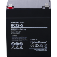 Аккумуляторная батарея SS CyberPower RC 12-5 / 12 В 5 Ач CyberPower Standart Series RC 12-5